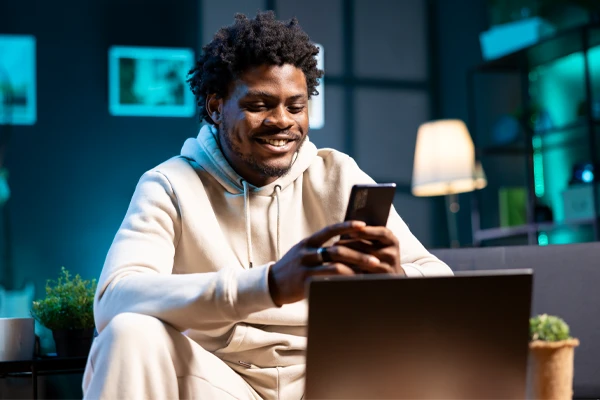 Ilustração da infraestrutura de fibra óptica